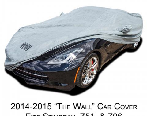 Corvette Car Cover, "The Wall", Gray, 1953-2017 | 2006-2013 (Z06 Only)