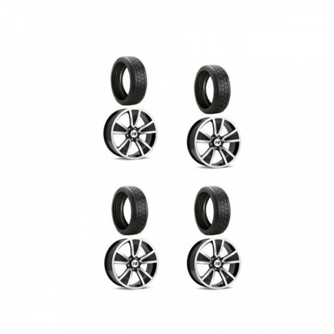 Camaro Firestone Wide Oval Indy 500 Tires and Hurst Shaker Wheel Rims Kit, 2010-2015