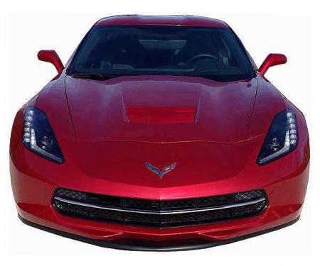 Corvette Stingray Painted Body Color Front Splitter, Stage 1, 2014-2018