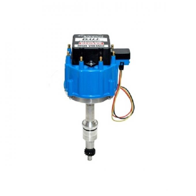 Distributor, W/ Davis Unified Ignition, HEI-Type, Racing Version, W/ Mechanical Advance, Small Block V8, Ford, 1962-2001