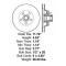 Disc Brake Rotor - 1 Piece Hub and Rotor Assembly