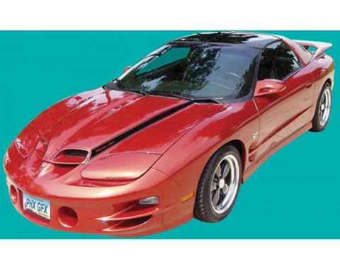 Firebird Decal Set, Trans Am, Blue, Ram Air On Hood 1998-2002