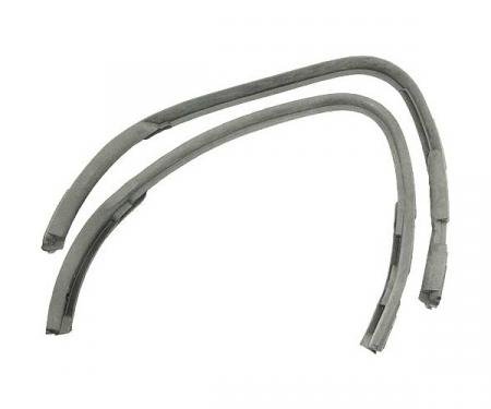 Vent Window Seals - Right & Left Hand - With Mounting Hardware - Ford Coupe, Ford Sedan & Ford Station Wagon