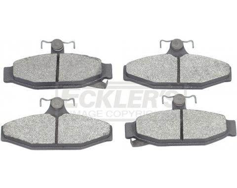 Corvette Brake Pads, Rear, Metallic, 1984-1987