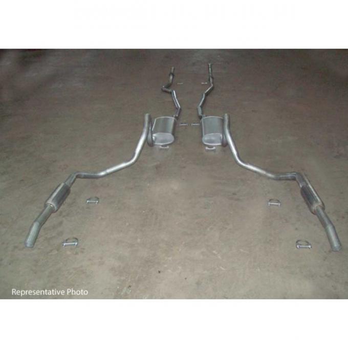Late Great Chevy - Dual Exhaust System, Big Block With Resonators, Except Station Wagon, 1965-1968