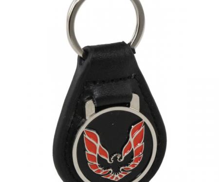 Firebird Key Ring, Black With Red Logo