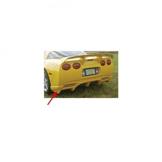 Corvette Rear Wrap, C5 Race Inspired, John Greenwood Design, 1997-2004