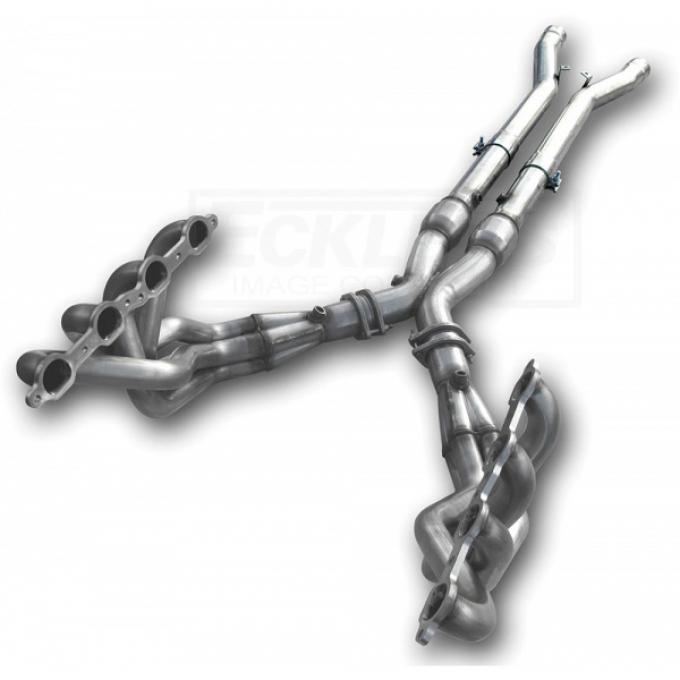Corvette American Racing Headers 1-7/8" x 3" Full Length Headers With X-Pipe & Cats, Z06 2006-2013