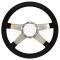 Camaro Steering Wheel, Volante S9, Black Leather, 1967-2002