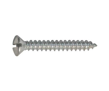 Oval Head Sheet Metal Screw - Slotted - 8 X 1-1/4
