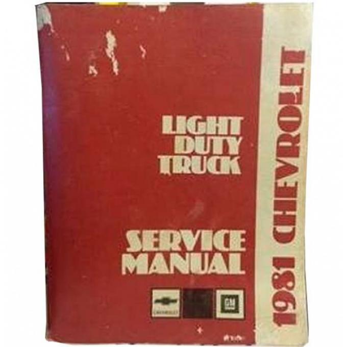El Camino Shop Manual, 1981