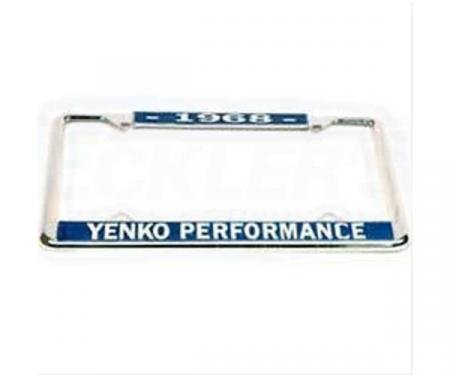 Yenko Performace License Frame, 1968