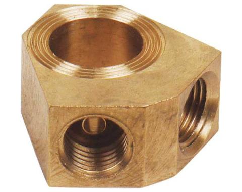 Ford Thunderbird Brake Line Connector, Brass, 1958-60