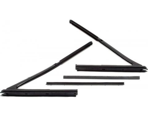 Chevelle Vent Window Weatherstrip Set, Sedan, 1964-1967