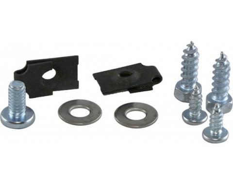 Corvette Trunk Lid Latch Mount Kit, 1956-1960