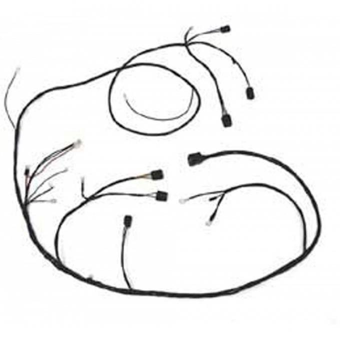 El Camino Front Light Harness, V8, With Factory Standard Generator, 1960