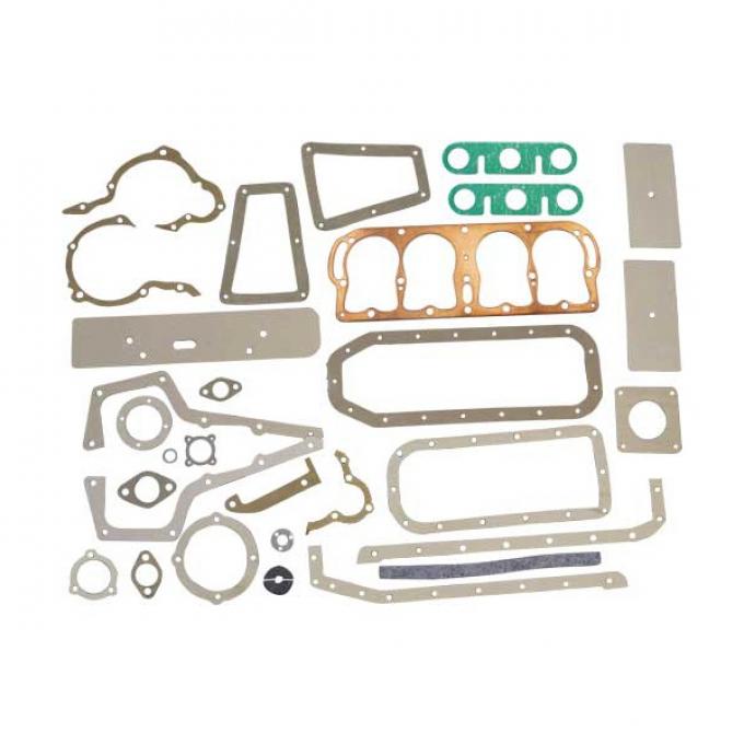 Model T Ford Motor & Transmission Gasket Set - Complete - 31Pieces - Includes Copper Head Gasket