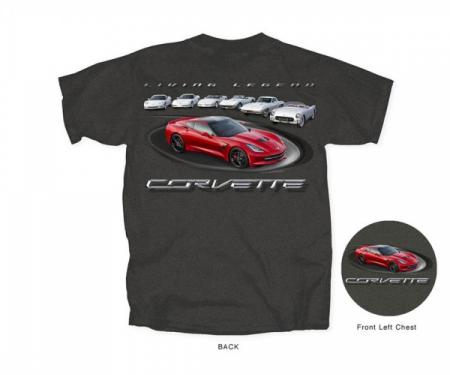 Corvette Living Legends T-Shirt, Heather