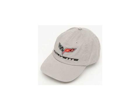 Corvette Cap, Khaki, With C6 Logo