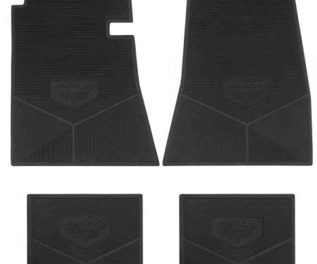 Legendary Auto Interiors Malibu SS Vinyl Floor Mat With Flag, 1965