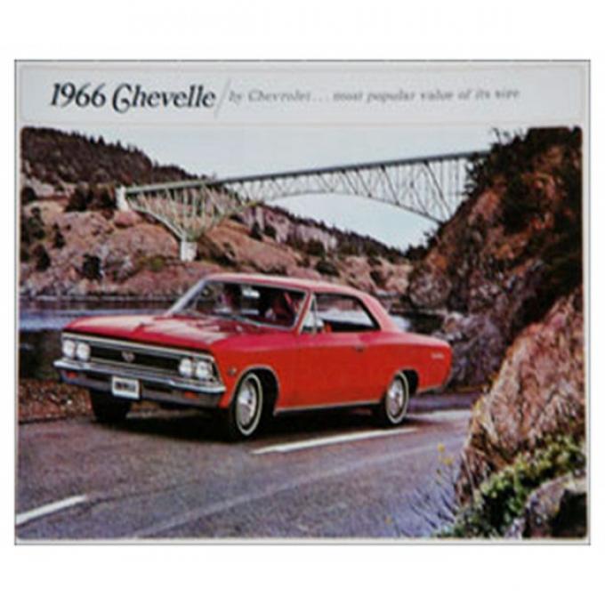 Chevelle Literature, Color Sales Brochure, 1966