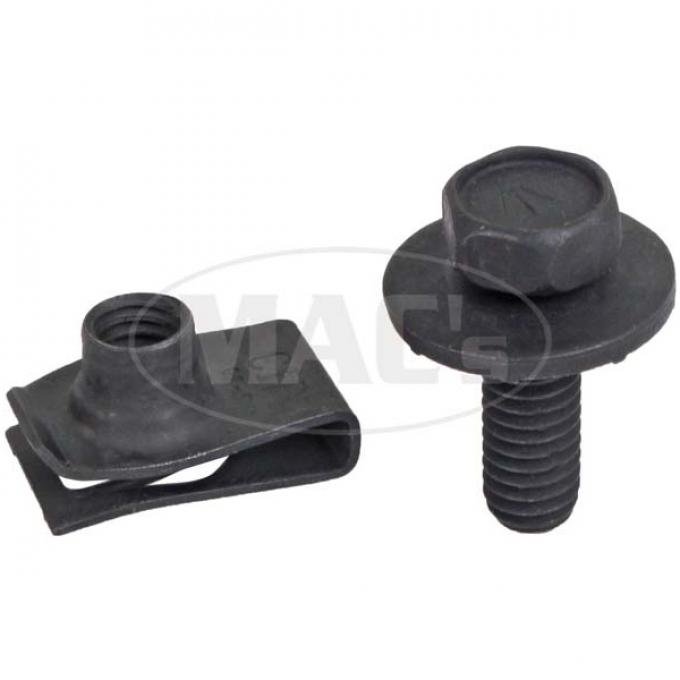 Thunderbird Hood Hinge To Hood Hardware, 8-Piece, 1967-1969