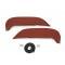 Full Size Chevy Quarter Panel Fender Skirts, 1962