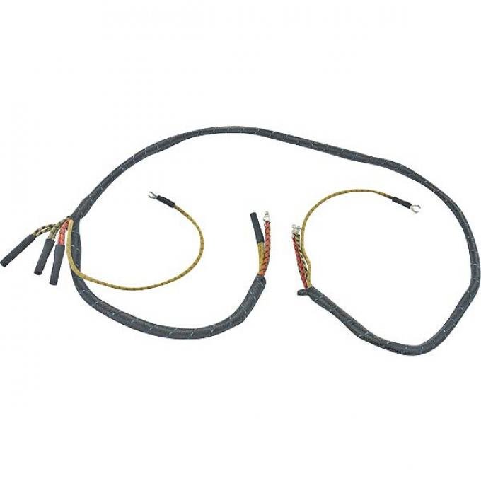 Headlight Wiring Harness - Ignition Switch On Dash - Shell Horns - Mercury