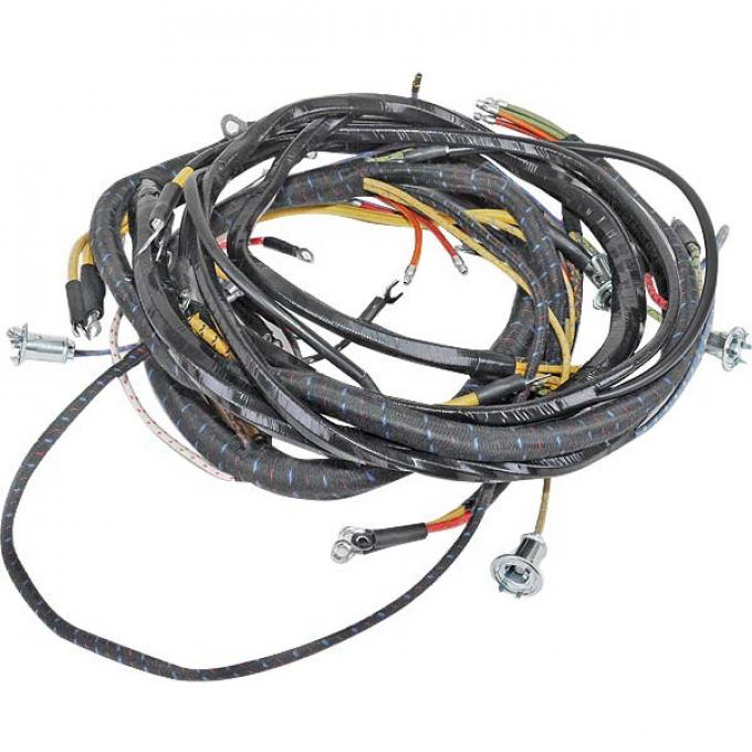 Cowl Dash Wiring Harness- Dash Ignition - Shell Style Horn - V8 - Mercury
