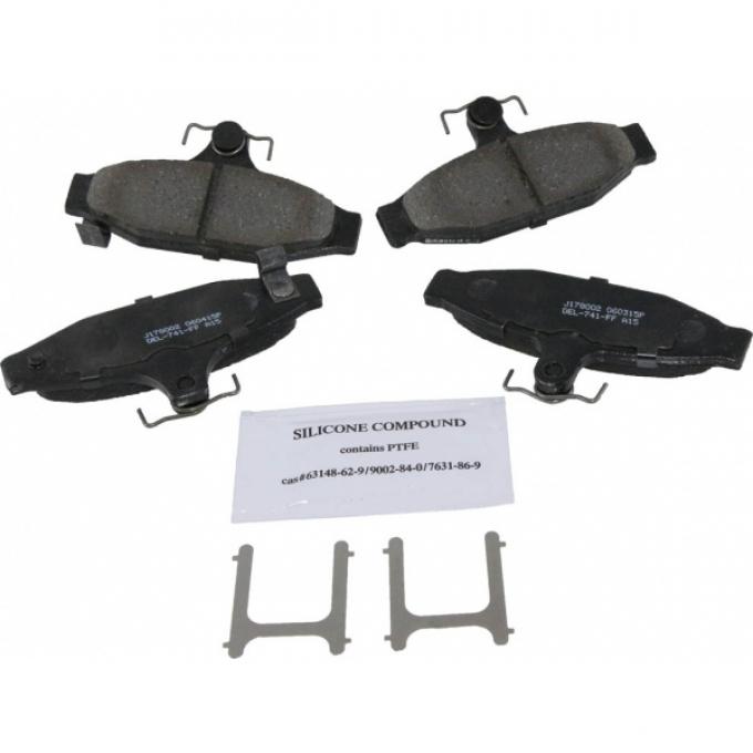 Corvette Rear Brake Pads, ACDelco, Dura Stop Ceramic Friction, 1988-1996