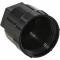 Corvette Lug Nut Cap, Black, Plastic, 1984-1996