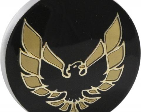 Firebird Center Cap Emblem, Gold, Aluminum Wheel, 1978-1981