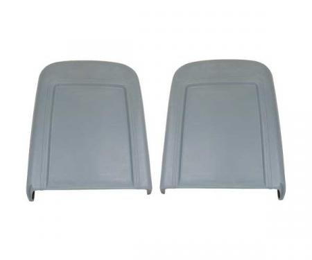 Ford Mustang Bucket Seatbacks - Right & Left - Black - Deluxe Interior - Molded Fiberglass