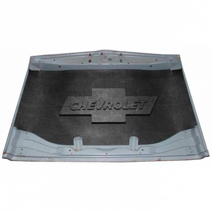 Chevy Truck Under Hood Cover, Quietride AcoustiHOOD, 3-D Molded, With Logo, 1980-1987