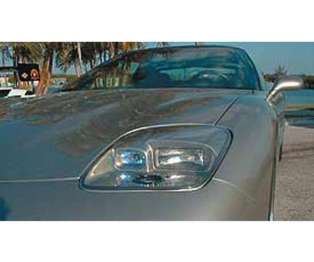 Corvette Headlight Lens, LeMans Style, 1997-2004