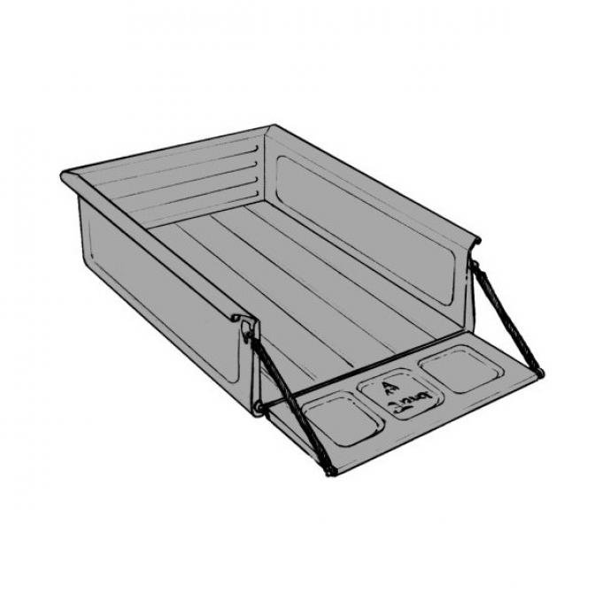 Ford Pickup Truck Flareside Pickup Bed Assembly - Fully Assembled - 6-1/2 Foot Short Bed - 1/2 Ton F1 Only