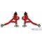 Firebird Lower Tubular Control Arms, With Rod End Bushings, Spohn, Steel, 1993-2002