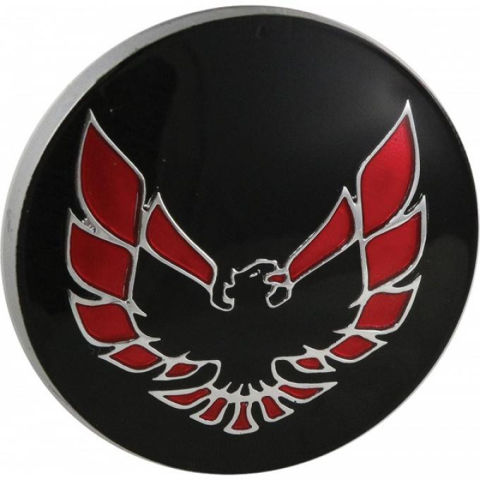 Firebird Wheel Center Cap Emblem, Red, 1977-1983