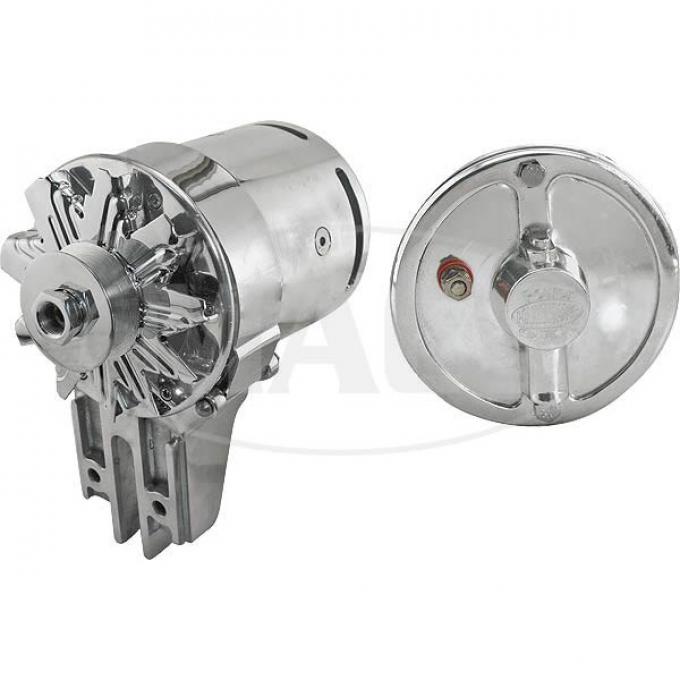 PowerGen - 12 Volt Negative Ground - 5/8 Pulley - Chrome Case - Ford & Mercury Flathead V8