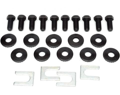 Chevelle Bumper Bracket Mounting Hardware, Rear, Except Wagon, 1969