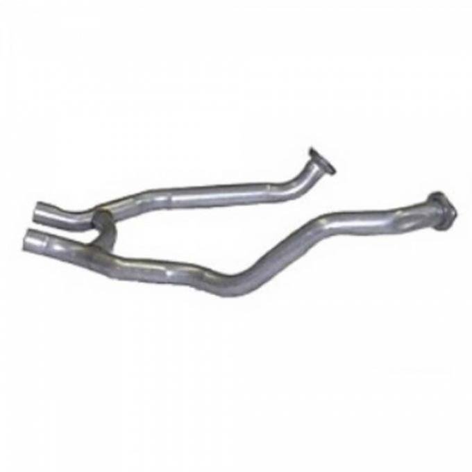 Ford Mustang Exhaust Pipe, 428CJ Exhaust H Pipe 2.25" Requires Factory Spacer 1968-70