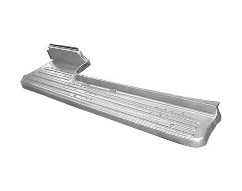 Ford Pickup Truck Short Bed Running Board - Stamped Steel With Ribs - Right - Only Correct For 6' Short Bed