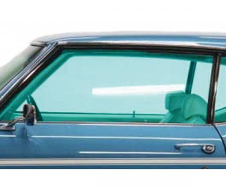 Chevelle Door Glass, 2-Door Hardtop & Convertible, Left Hand,1969