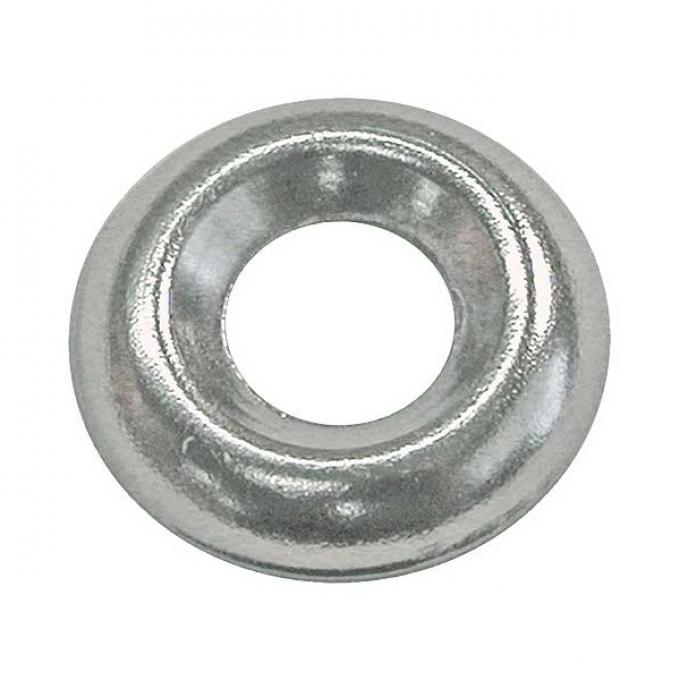 Nickel Plated Finishing Washer - Cup Type - #10