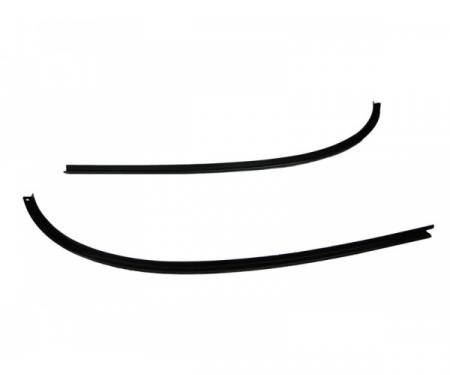 Chevy Glass Pinchweld Flange, Windshield, Front Lower, 1957