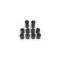 Chevy Leaf Spring & Shackle Bushing Set, Rear, 1955