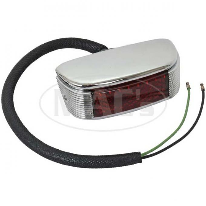 Ford Pickup Truck Tail Light Assembly - Panel Truck - Chrome Housing - Left