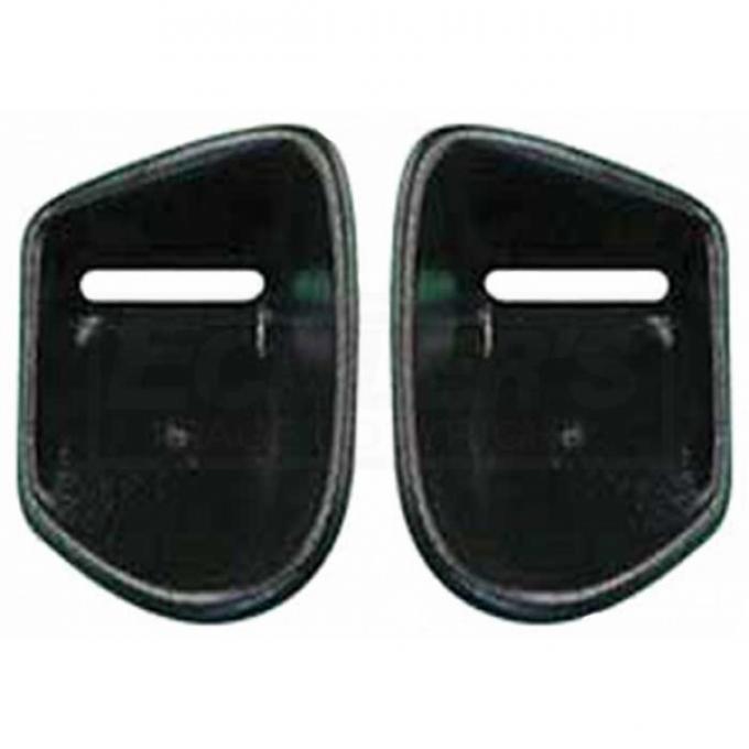 Camaro Rear Seat Belt Lower Trim, Convertible, 1987-1992