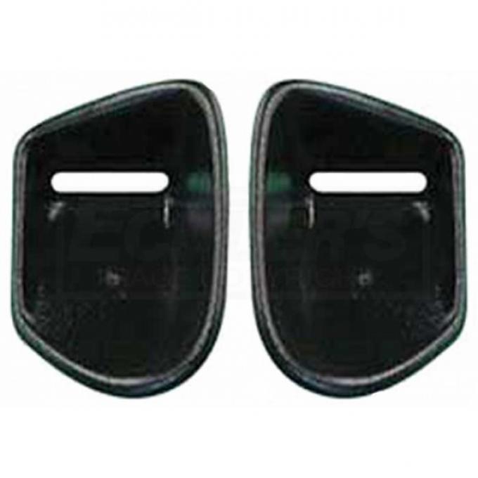 Camaro Rear Seat Belt Lower Trim, Convertible, 1987-1992