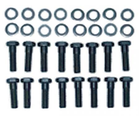 Camaro Exhaust Manifold Bolt & Washer Set, Small Block, 1967-1969